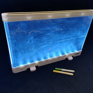 SET OF 2  - Crayola Ultimate Light Drawing Boards Reusable Picture Projector